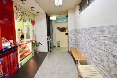 メロンパン屋ベンチ