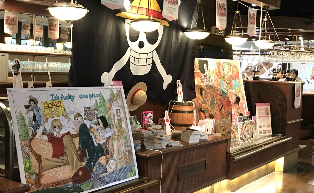 鶴屋パーキング1階に登場した「ワンピース×東京ガールズコレクション