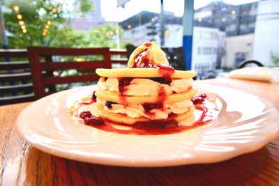 ベリーのパンケーキ