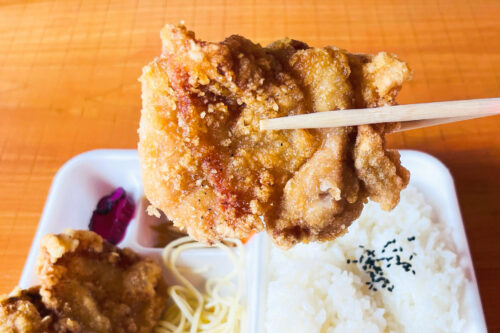 【熊本市東区】ガツンと塩＆にんにく！ボリュームたっぷりのお弁当がおすすめ「唐揚げ ホームラン」